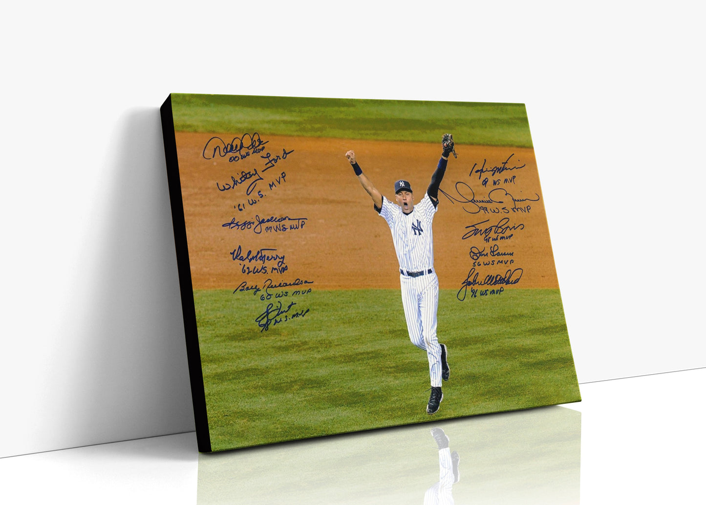 Yankees Autograph Print - WS MVP Celebration - Bronx Legends