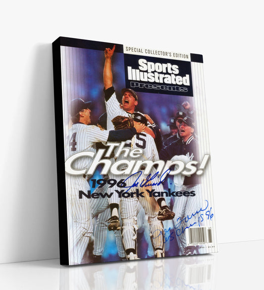 Yankees Autograph SI Print - 1996 World Series - Champs Forever