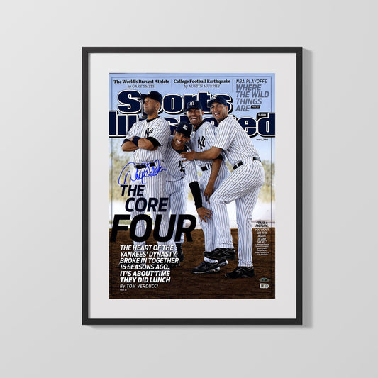 Yankees -Mariano Rivera - Dugout Bench - Signed Exit Sandman - Landscape