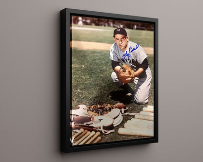 Yogi Berra Autograph Print - HoF Catcher - Tools of Ignorance
