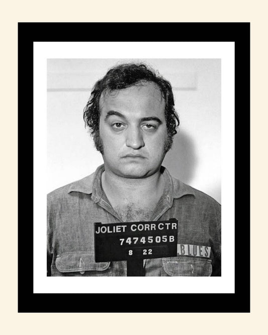 Mugshot Print: Joliet Jake - Belushi - vintageframedprints.com