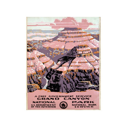 National Parks Poster Print: Grand Canyon National Park Service - vintageframedprints.com