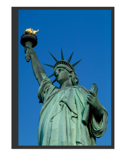 Statue of Liberty Poster Print: "Lady Liberty Close Up" - vintageframedprints.com